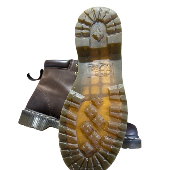 Lighty used dr martens boot-  rip on back left tab - Picture 3 of 3